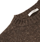 The Row - Ezra Mélange Camel Hair-Blend Sweater - Brown
