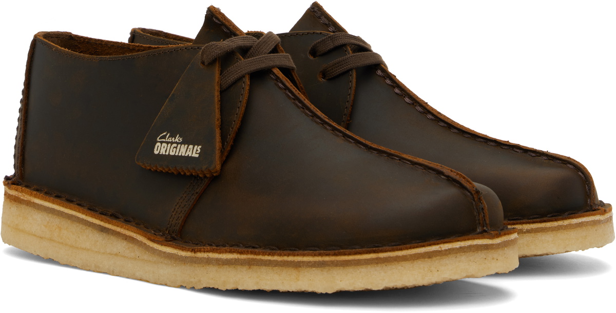 Clarks Originals Brown Desert Trek Derbys Clarks Originals