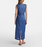 Dôen Amorette printed midi dress