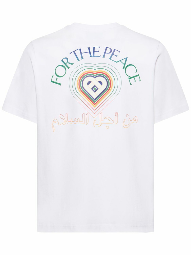Photo: CASABLANCA For The Peace Organic Cotton T-shirt