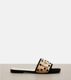 Roger Vivier Viv' By The Sea polka-dot canvas sandals
