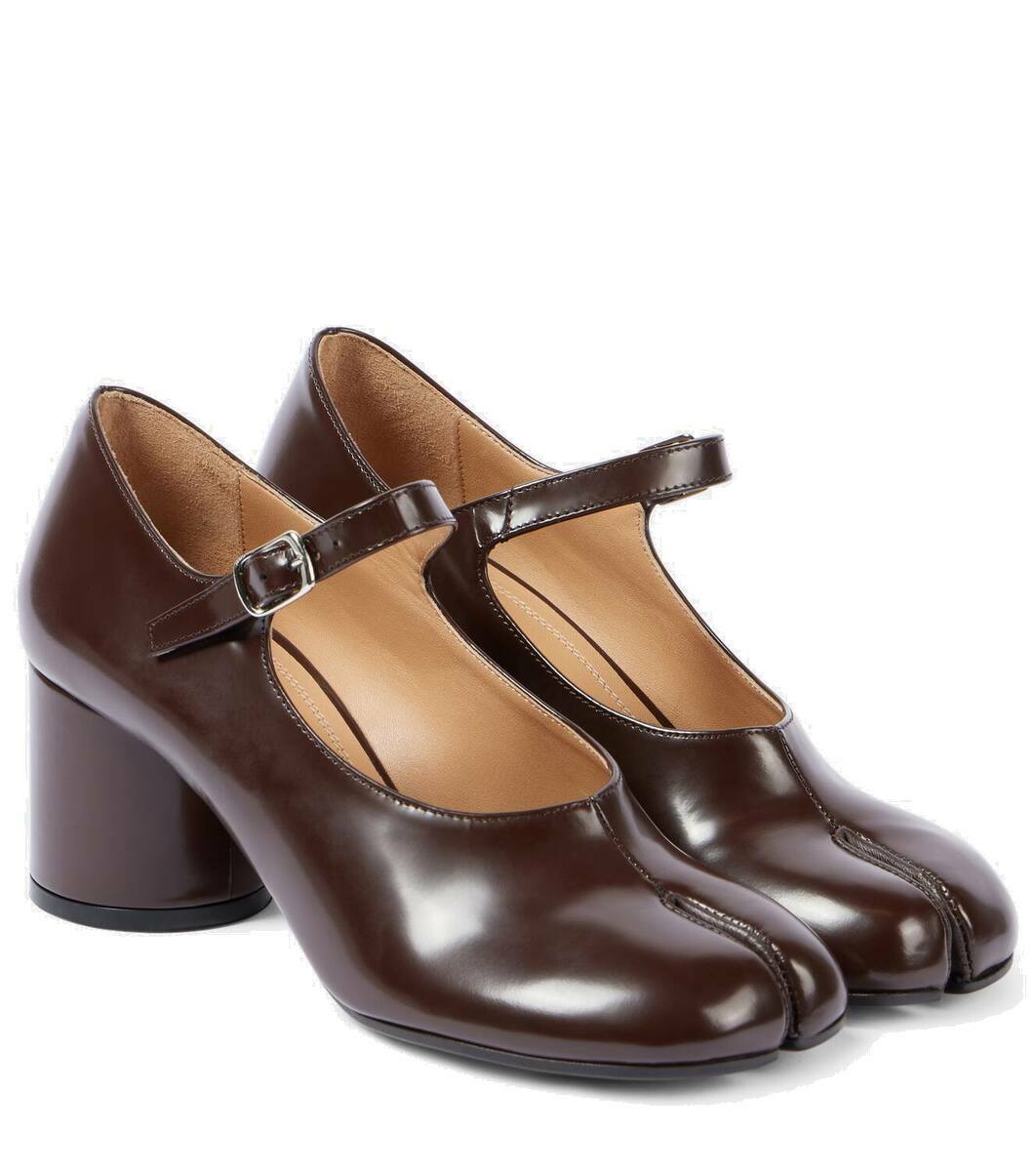 Maison Margiela Tabi leather Mary Jane pumps Maison Margiela