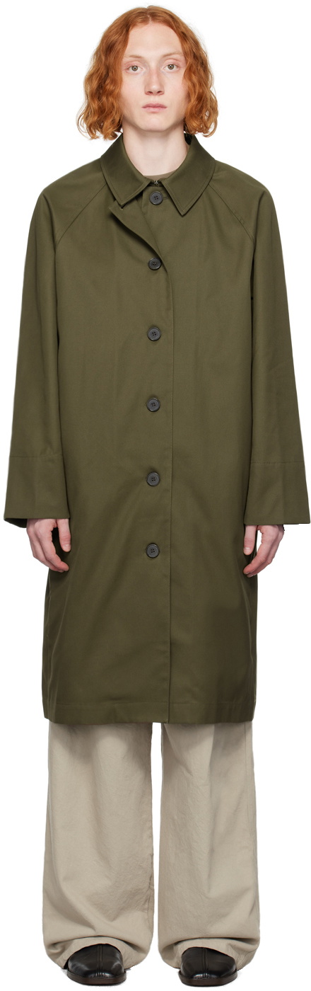 Mark Kenly Domino Tan Studio Green Caeser Coat