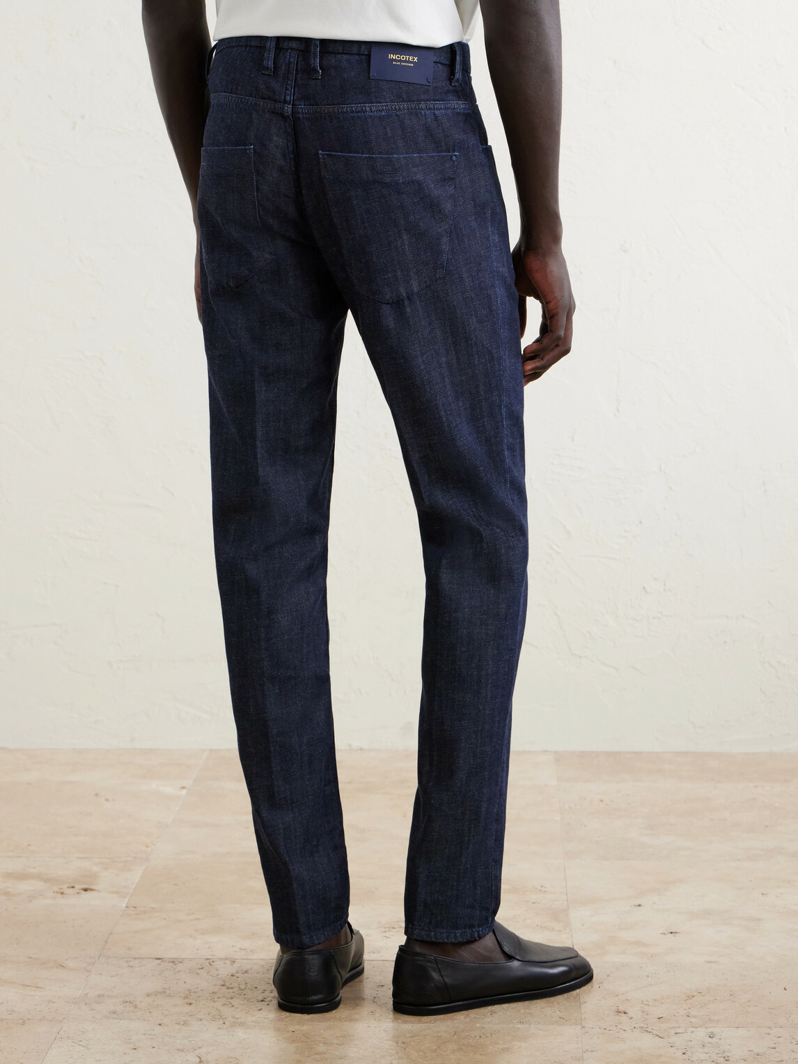 Slowear - Tapered Cotton-Blend Gabardine Trousers - Blue