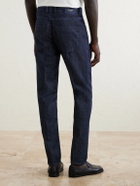 Slowear - Tapered Cotton-Blend Gabardine Trousers - Blue