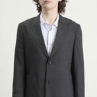 mfpen Men's Wool Patch Pocket Blazer in Grey