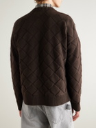 Bottega Veneta - Intrecciato Wool-Blend Sweater - Brown