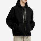 NoProblemo Men's Hooded Work Jacket in Black