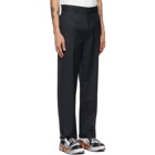 ADER error Black Striped Blang Trousers