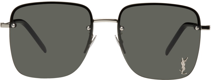 Photo: Saint Laurent Silver SL 312 M Sunglasses