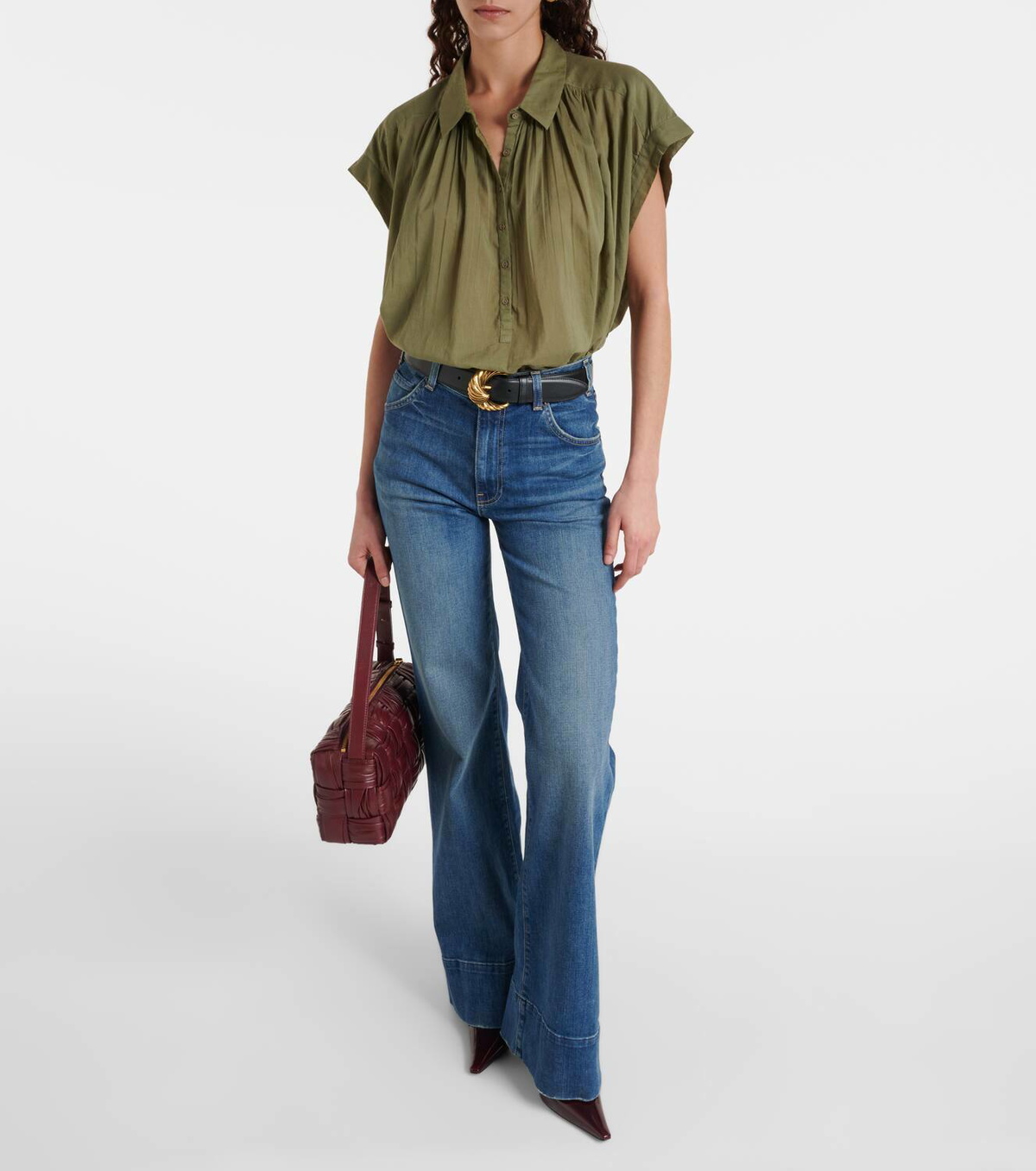 Nili Lotan Normandy cotton blouse