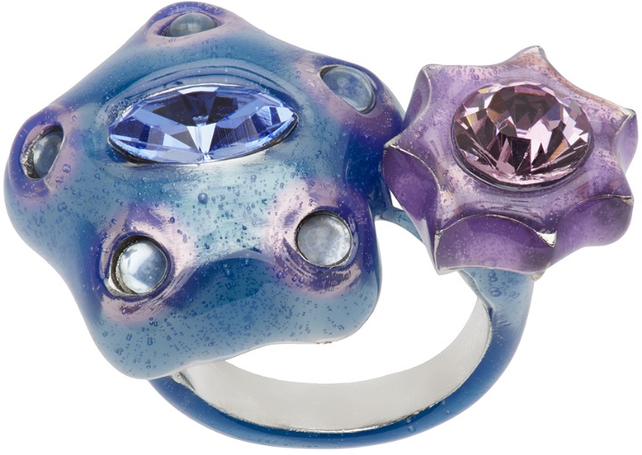 Photo: Collina Strada Blue & Purple Starlet Ring
