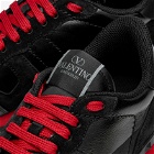 Valentino Men's Rockrunner Sneakers in Black/Red/Black