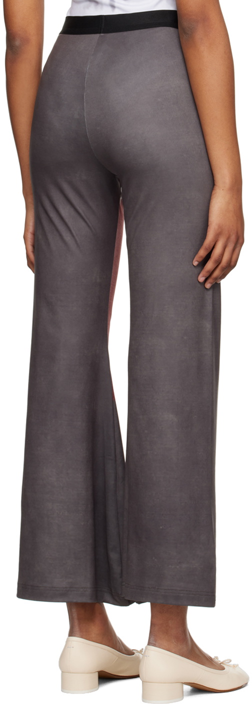 ELLISS Red & Gray 'The Lady In Red' Trousers