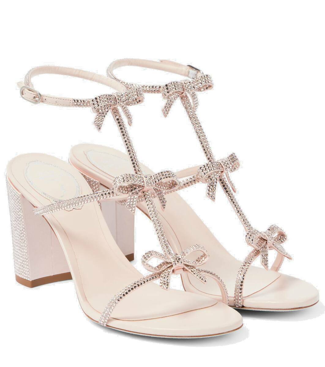 Rene Caovilla Catherina 80 bow-detail embellished sandals