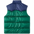 Polo Ralph Lauren Men's Puffer Gilet in College Green/Newport Navy