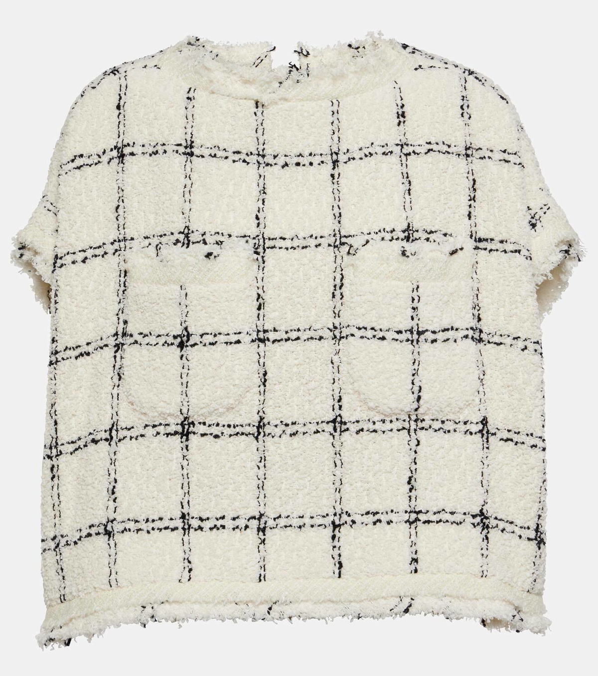 Sacai Tweed T-shirt Sacai