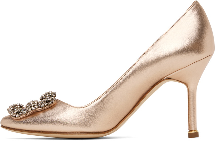 Manolo Blahnik Copper Hangisi Heels