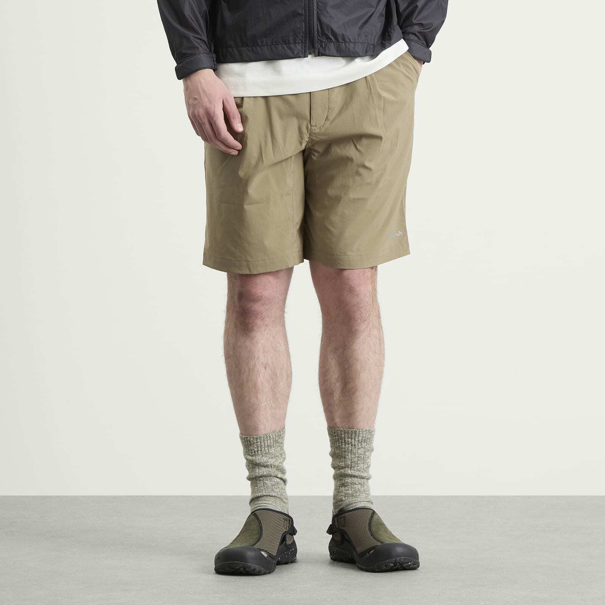 NANGA Men's PLC Excursion Shorts in Khaki