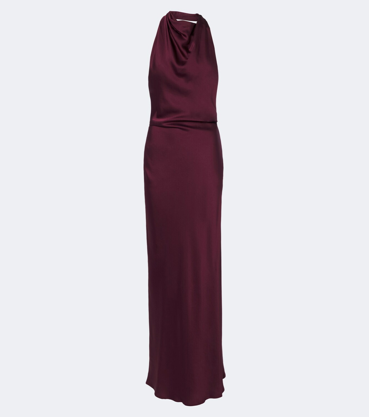 Simkhai Reannon halterneck satin gown