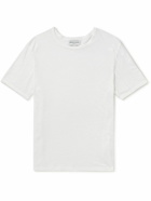 Officine Générale - Stretch-Linen T-Shirt - White