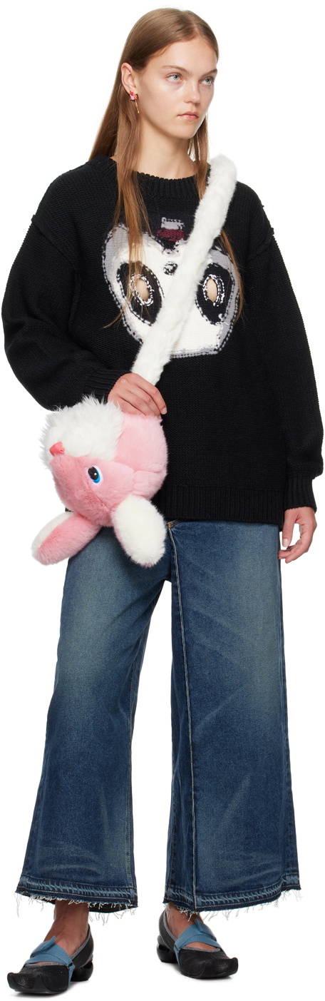 Doublet Black Intarsia Sweater