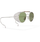 Thom Browne - Round-Frame Metal Sunglasses - Men - Silver
