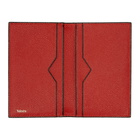 Valextra Red Business Card Holder