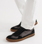 OFFICINE CREATIVE - Kadette Suede and Leather Sneakers - Black