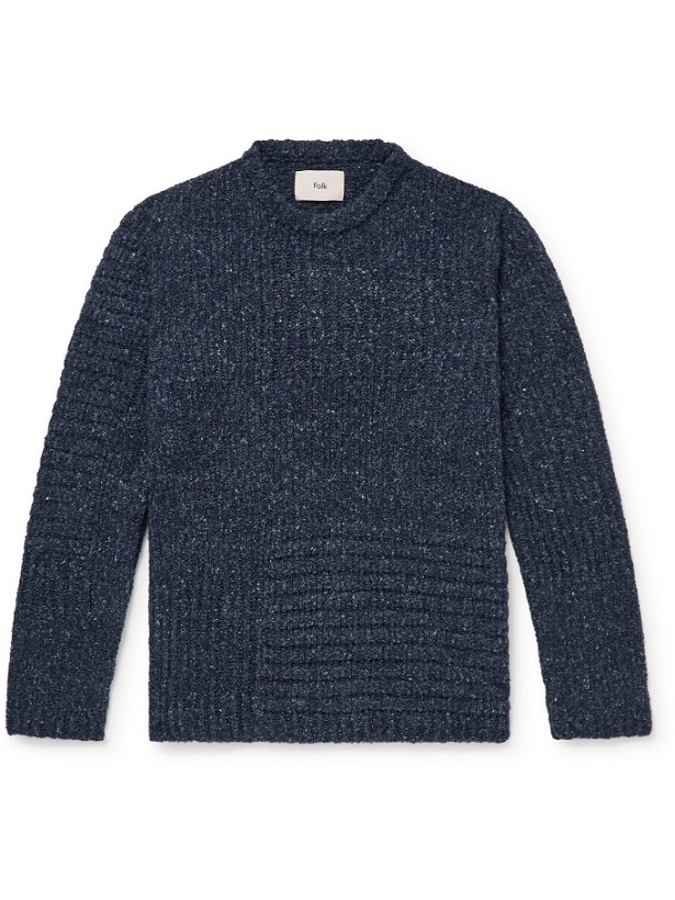 Photo: Folk - Seoul Knitted Sweater - Blue