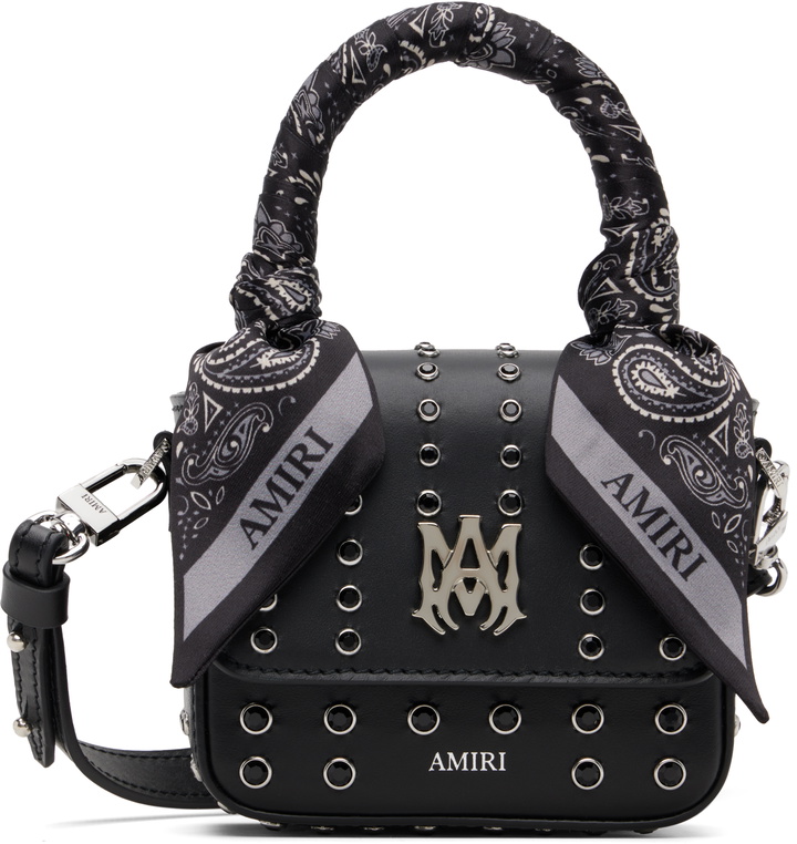 Photo: AMIRI Black Nano MA Stud Bag