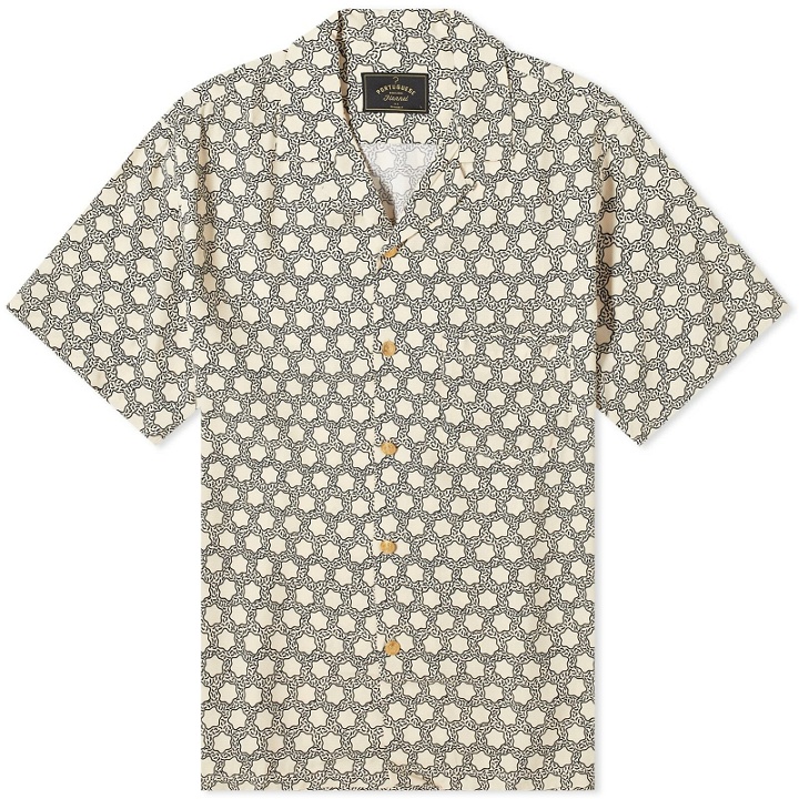 Photo: Portuguese Flannel Men's Select Vacation Shirt in Beige
