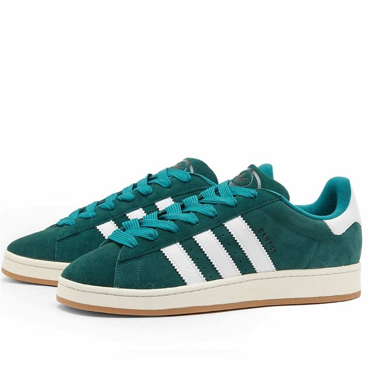 Photo: Adidas Campus 00s Sneakers in Forest Glade/White