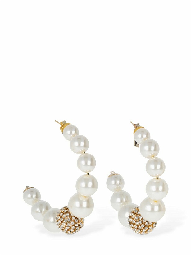 Photo: ROSANTICA Bucaneve Imitation Pearl Hoop Earrings