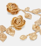 Magda Butrym Floral gold-plated drop earrings