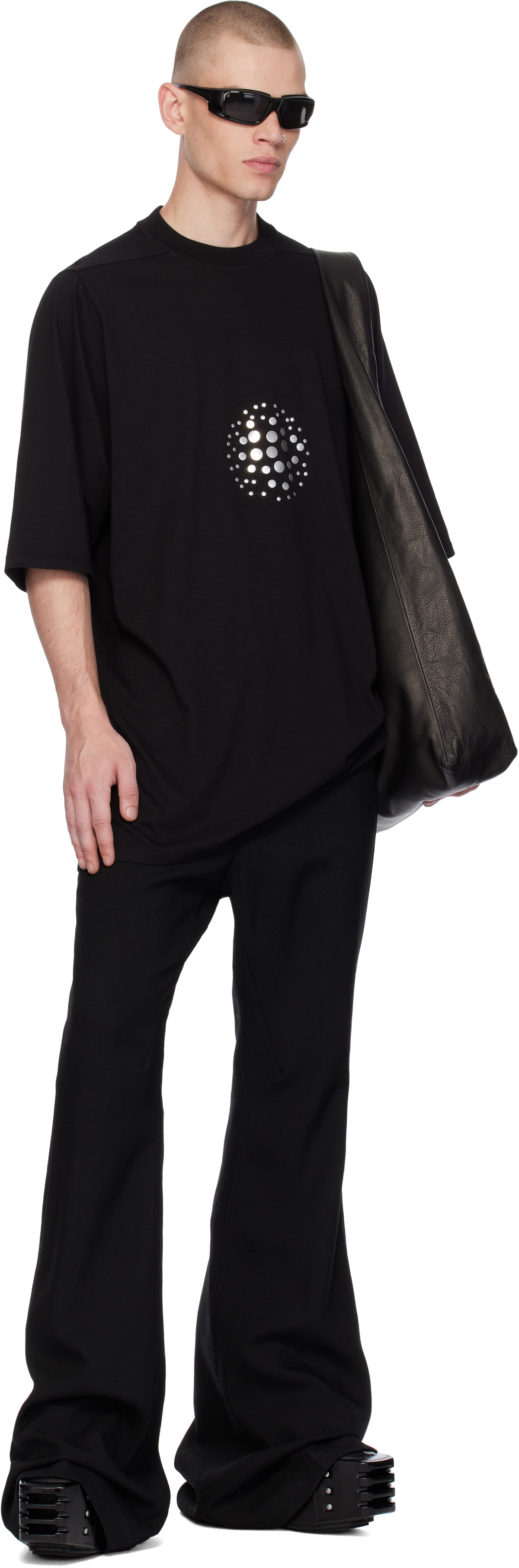 【関税込み】Rick Owens ブラック Porterville Jumbo SS Tシャツ Porterville Jumbo SS T RICK OWENS Nero | Grifo210