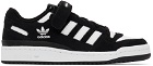 adidas Originals Black & White Forum Low Sneakers