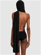 MAGDA BUTRYM - Draped Jersey Bodysuit W/hood