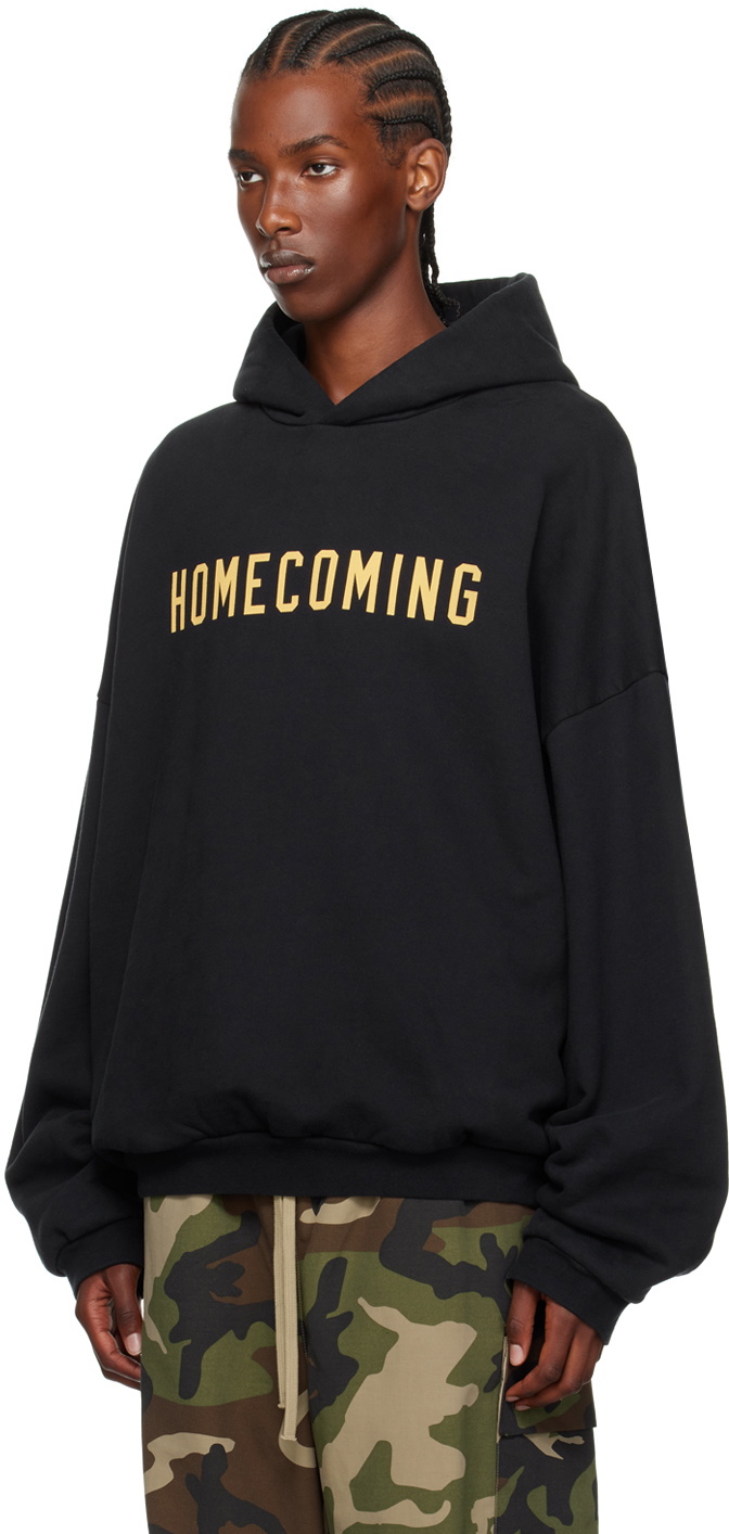 Fear of God ESSENTIALS Black Heavyweight Hoodie