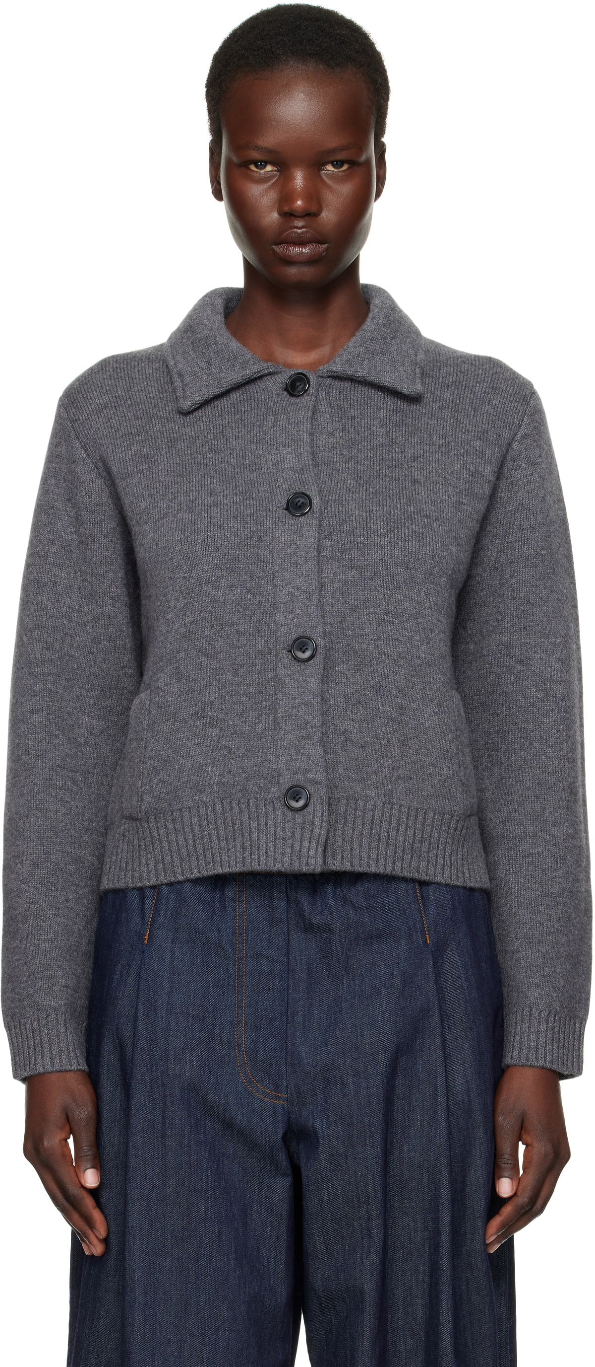 LISA YANG Gray Lynna Cardigan Lisa Yang