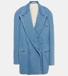 Dries Van Noten Oversized denim blazer