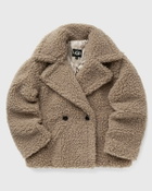 Ugg  Gertrude Short Teddy Coat Grey Coats