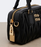 Miu Miu Arcadie matelassé leather top-handle bag