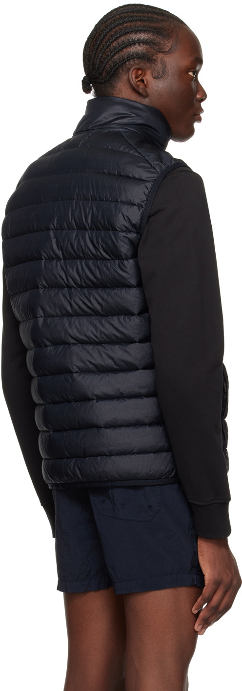 Stone Island Navy Patch Down Vest Stone Island