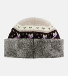 Loewe Logo wool-blend beanie
