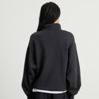 END. Slice Half Zip Sweat in Cinder Black