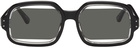 Henrik Vibskov Black Bird In Face Olga Sunglasses