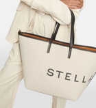 Stella McCartney Logo canvas tote bag