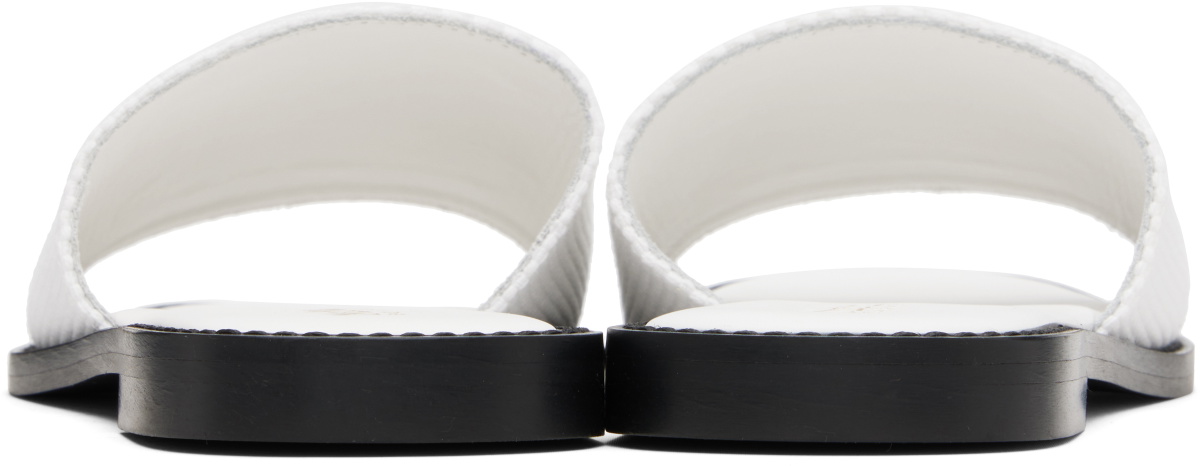 Max Mara White Gene Sandals