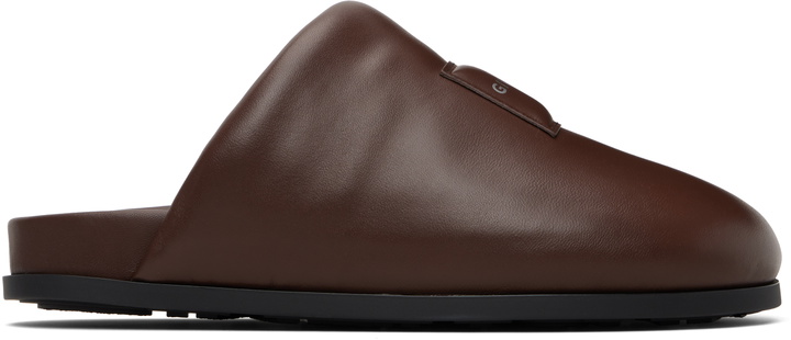 Photo: Givenchy Brown Puffy Mule Slip-on Loafers